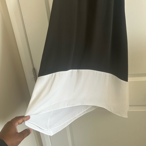 Bcbgmaxazria Women’s Sleeveless Black White Kylie Color Block Dress Size XXS - Picture 5 of 9